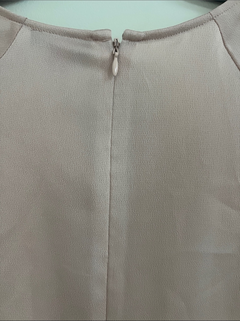 Vince Camuto Dusty Blush Tie-Front Chiffon Blouse - Picture 7 of 7